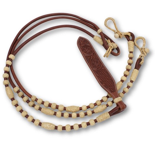 Romal reins chestnut - romal, mit