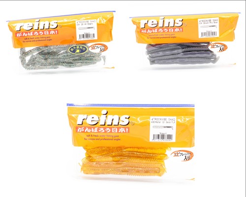 Reins rockvibe shad 12 - rockvibe, 4"